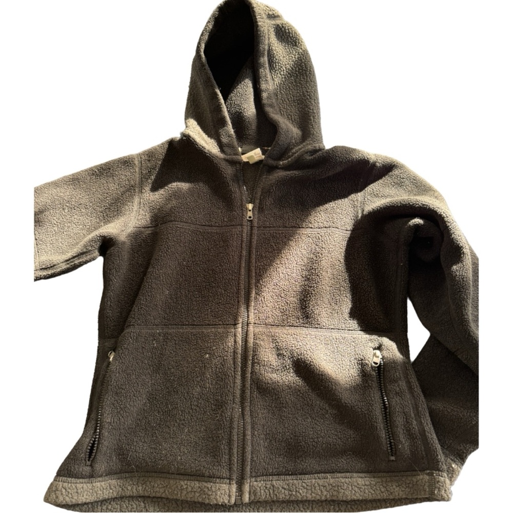 PATAGONIA RETRO BLACK SYNCHILLA SHERPA FLEECE HOODED JACKET